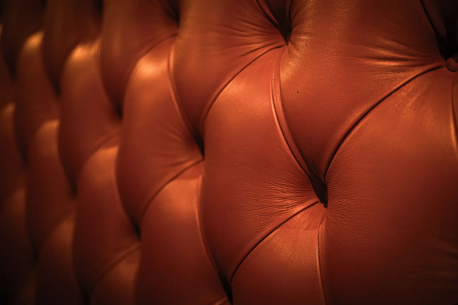 Detail van rood pluche
